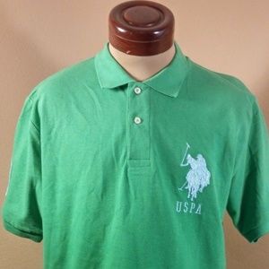 US Polo Association Polo Golf Shirt Size L